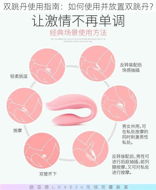 双跳丹使用指南:如何使用并放置双跳丹?